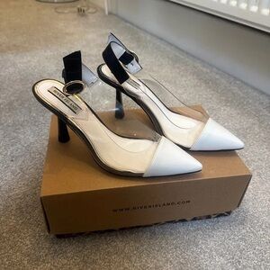 LuLaRoe Elegant Black and White Heels